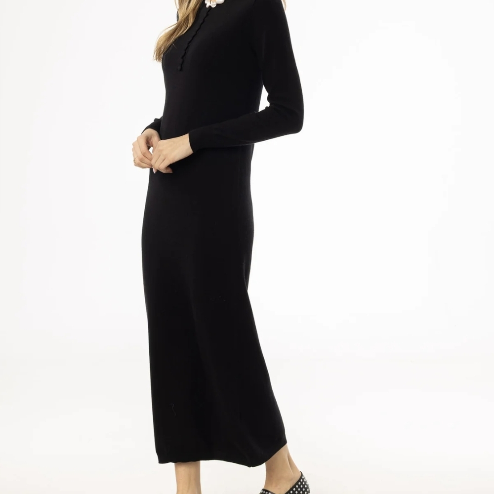 Nwt Blank Button Detail Maxi Dress